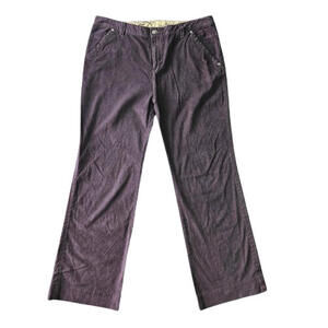 NWT Gramicci Women’s Corduroy Pants 14 Purple Outdoor Hiking Climbing Casual